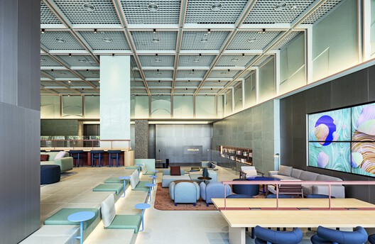 Desain Interior Kantor Konsep Hijau Sage di Korea Selatan 11
