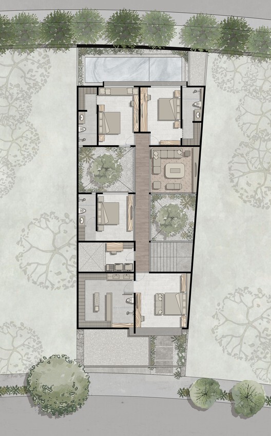Rumah Tropical Modern Zibu Oleh Arsitek Di Frenna 5