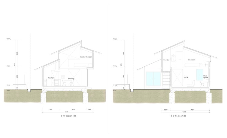 Desain Rumah Jepang di Hantsuki oleh Katsutoshi Sasaki dan Rekan 9