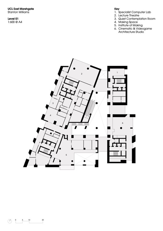 Arsitektur Gedung Marshgate UCL East Oleh  Stanton Williams 34