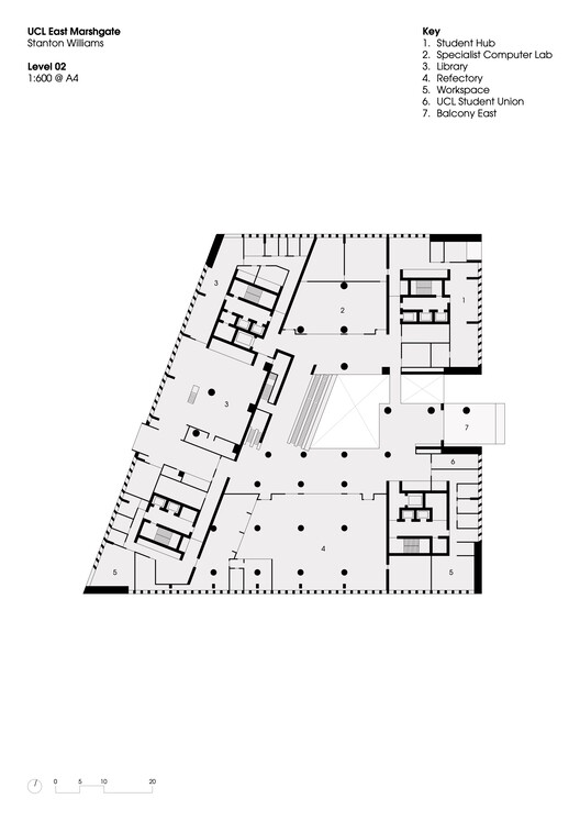 Arsitektur Gedung Marshgate UCL East Oleh  Stanton Williams 35